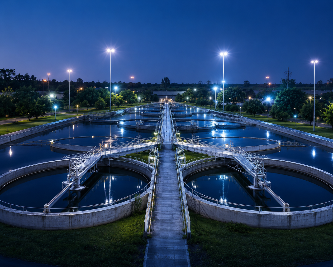 Water and wastewater treatment plant