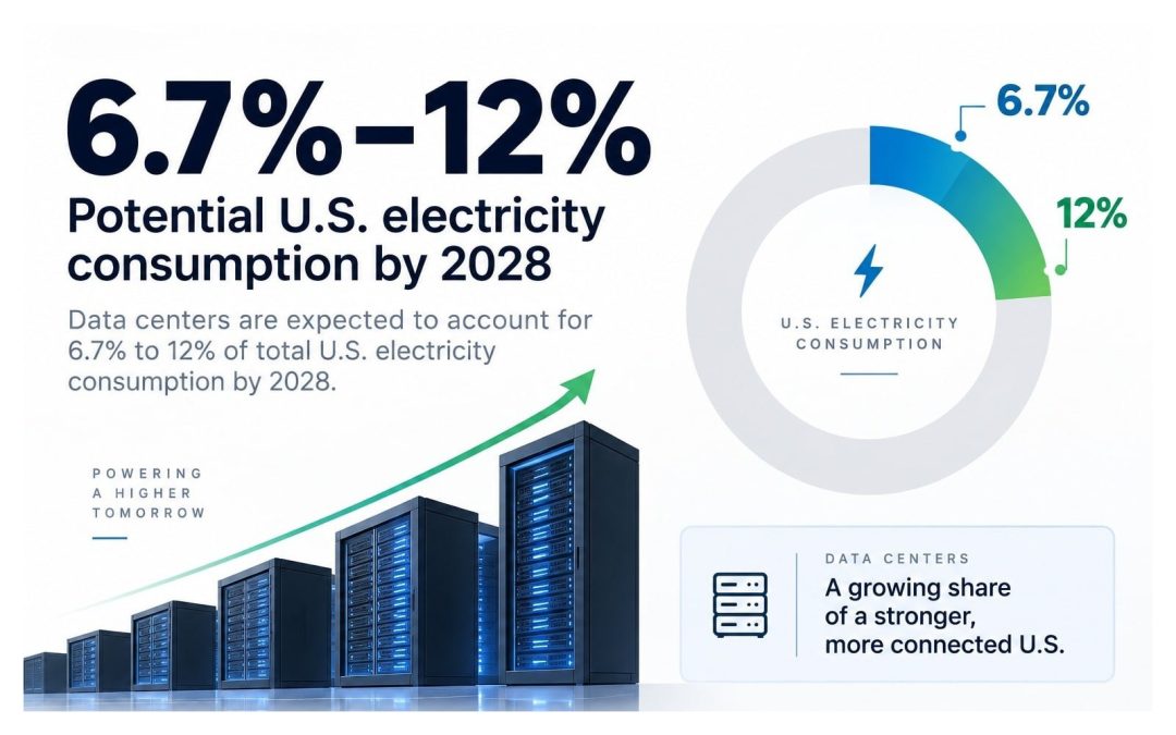 Potential U.S. Electricity Consumption by Data Centers by 2028